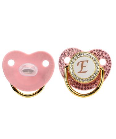 Ergonomic Golden Rhinestone Baby Pacifier - Light & Flexible Design for Comfort - Buy Online on SooperMarket.com