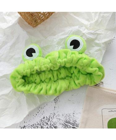 Green Headband Wide-brimmed Elastic Makeup Hair Band Non Slip Washing Face Fluffy Hair Wraps for Women Girls Shower Sports Beauty Skincare Women's Fashion Headbands - Buy Online on SooperMarket.com