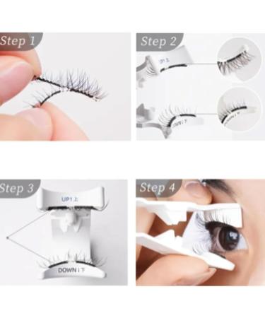 Lumentes Magnetic Eyelashes Lumentes Magnetic Lashes Magnetic Eyelashes Without Eyeliner Reusable Magnetic Eyelashes with Applicator No Glue or Liner Needed (Color : KS01-4) - Buy Online on SooperMarket.com