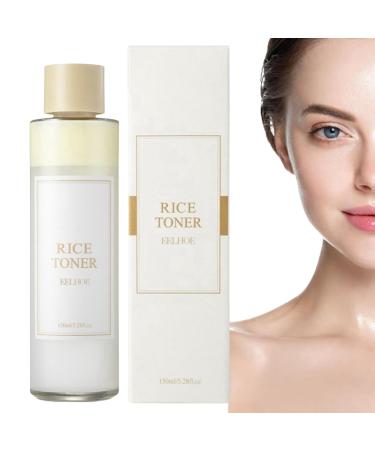 Rice Toner Rice Water Rice Face Toner Toner Skincare for Deep Hydration Smoothing Toner Natural Moisturizer Glow Essence Facial Toner Hydrating Toner for Face Moisturizing Rice Extract 150ML
