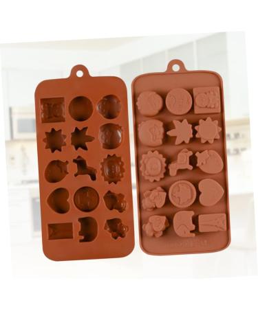 PRETYZOOM 15 Silicone Baking Molds Cupcake Decorate Bakeware Silicone Candy Molds Chocolate Candy Molds Cookie Pudding Non-Stick Mold Fudge Molds Small Animals Baking Supplies - Buy Online on SooperMarket.com