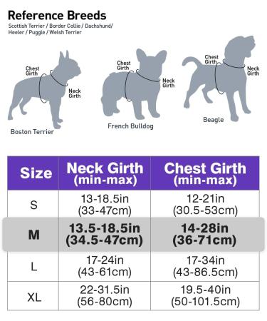 Joytale Reflective Dog Harness for Medium Dogs - Soft Padded Adjustable & Breathable with Control Handle - Purple (1 Pack) - Buy Online on SooperMarket.com