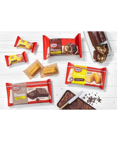 Buy Dr. Oetker Mini Lemon Cake 5 Pack - Ready to Eat Individually Packed Perfect for On-the-Go Snacks - 35g Each - Buy Online on SooperMarket.com