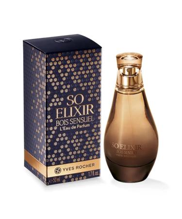 Yves Rocher So Elixir Bois Sensuel Eau de Parfum for Women Long Lasting Fragrance Perfume Gift - 50 ml./1.69 fl.oz.