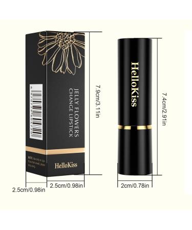 Flower Gelee Lipstick - Temperature Color Changing Gloss | Hydrating Tinted Lip Balm for Holiday Gifts | Teksome 01 - Buy Online on SooperMarket.com