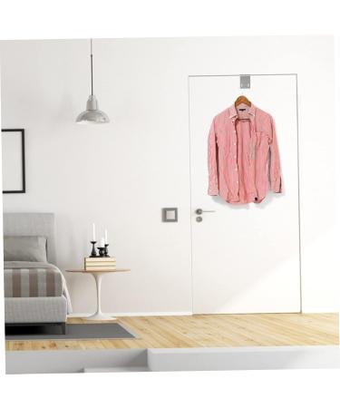 Hemoton Shower Hook 2pcs Glass Door Hook Wreath Hanger Coat Hangers Towel Hooks Black Hat Hooks Cabinet Door Coat Hook - Buy Online on SooperMarket.com