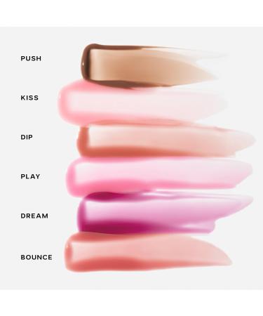 Buy Saie Glossybounce High-Shine Hydrating Lip Gloss Oil - Sheer Tinted Lip Oil with Hyaluronic Acid & Jojoba Oil for Moisture - International Shipping - Buy Online on SooperMarket.com