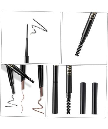 Beavorty 3pcs 2 1 Eyebrow Makeup Tools Eyebrow Pen Microblading Pencil Rotate Eyebrow Pencils Lasting - Buy Online on SooperMarket.com