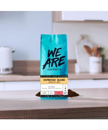 Coffee Ground 227g Bag Espresso Blend Ground Coffee Chocolate Nuts & Fruits Notes 100% Arabica & Robusta Medium Roast Speciality Freshly Roasted (We Are Coffee Co) - Buy Online on SooperMarket.com