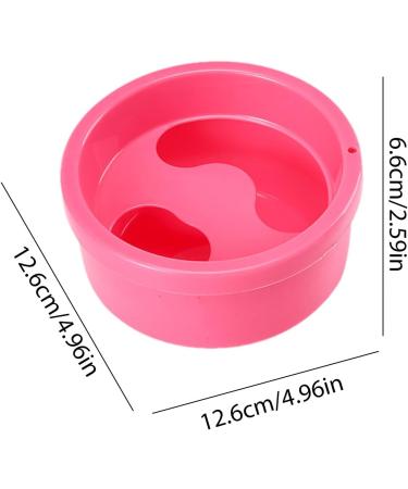 Wontool Bowl | Soak Nail Salon Bowl | Nail Soaking Container Manicure Hand Bowl Art Hand Wash Spa Tool Manicure Tool for Salon Home Pink - Buy Online on SooperMarket.com