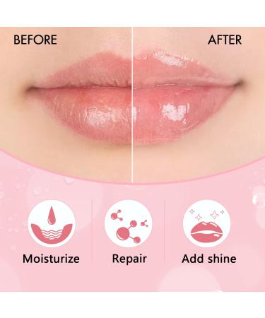 Lisara Hydrating Lip Glow Oil - Transparent Plumping Gloss for Nourishing Hydration & Long-Lasting Care - Coral Tinted Balm - Buy Online on SooperMarket.com