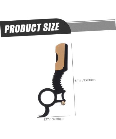 Angoily Stainless Steel Razor Holder for Men - Classic Wearable Shaver Ring for Beard Grooming - Buy Online on SooperMarket.com