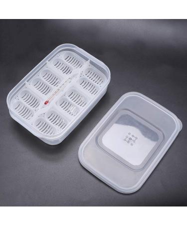Cosiki Transparent Durable Professional Lizards Reptile Incubation Box Reptile Hatchery Box Reptile Tank Reptile Breeding Box for Hatching Gecko Lizard - Buy Online on SooperMarket.com