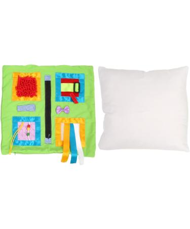 Dementia Activity Pillow Various Levels of Difficulty Motor Skills Development Zipper Multicolor Sensory Activity Pillow for Elderly for Travel - Buy Online on SooperMarket.com