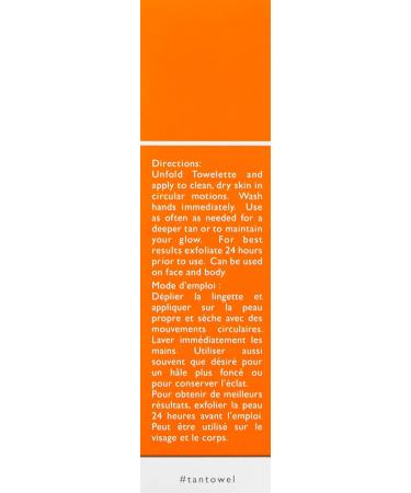 Tan Towel Total Body Tan Dark 0.25 fl. oz. - Instant Sun-Kissed Glow - Buy Online on SooperMarket.com