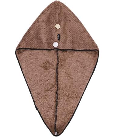 Itoda Hair Towel - Microfiber Absorbent Turban for Long Hair | Soft Durable & Fast Drying | Perfect for Home & Travel - Brown - Buy Online on SooperMarket.com