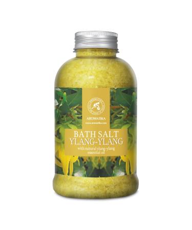 Bathing salt ylang ylang 600g - 100% natural essential ylang oil - best for good sleep - stress reduction - beauty - bathing - wellness - beauty - relaxation - aromatherapy - spa unparfored 600 g (1 Pack)