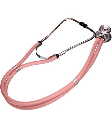 Buy Novamedic Dual Head Sprague Rappaport Stethoscope - Pink 30 inch | Best First Aid Stethoscope for Nurses Doctors & Cardiac Care - International Shipping Available - Buy Online on SooperMarket.com