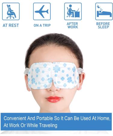 OcuNice Heated Eye Mask - 16 Pack for Dry Eyes, Dark Circles, Puffiness, and Stress Relief - Self Heating, Disposable, Unscented - Buy Online on SooperMarket.com