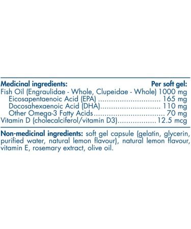 Nordic Naturals Omega-3D Lemon - Supports Cognition Immune Cardiovascular Health and Added Bone Support 60 Count - Buy Online on SooperMarket.com