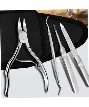 DRESSOOS 1 Set Manicure 2-piece Set Home Nail Pliers Thick Toenails Nipper Ingrown Toe Nipper Nails Kits Pedicure Nursing Trimmer Toenail Clipper Stainless Steel Double Head Finger Pliers - Buy Online on SooperMarket.com