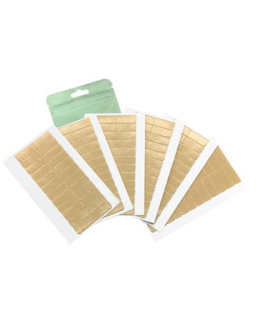 GOO GOO Hair Extension Tape Replacement for Tape in Hair Extensions Double Sided Professional Strong No-Residue Tapes  72pcs 1.6 * 0.3inch per Piece 1.6*0.3inch 72pcs Tape Tabs