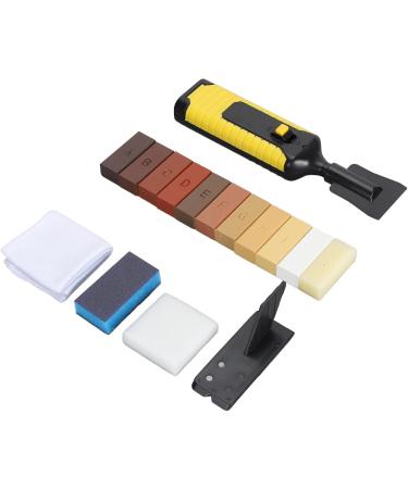 Floor Repair Wax Kit - 11 Color Wood Floor Scratch & Crack Filler | Durable Hard Wax for Home Repairs - Buy Online on SooperMarket.com