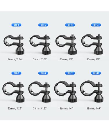 Starbea 38mm Adjustable Diving Light Arm Mount Clip DH-10 | Ideal for Underwater Photography and Torch Holding - Buy Online on SooperMarket.com