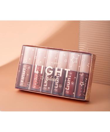 6PCS Bangfeng Lip Oil Set - Moisturizing Lip Gloss Kit for Women (Set A) - Buy Online on SooperMarket.com