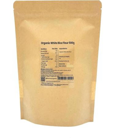 Thames Organic 1kg Organic White Rice Flour - Non-GMO Vegan | Additive-Free, Preservative-Free | Resealable Bag | 1000g (Pack of 1) - Buy Online on SooperMarket.com