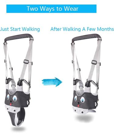 IULONEE Baby Walking Harness Breathable Mesh Handheld Toddler Helper Assistant Child Walker Help Standing Up and Walking Belt Learning Helper Infant Safety Harness for 7-24 Month Baby (Mesh Grey) - Buy Online on SooperMarket.com
