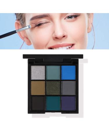 9 Colors Eyeshadow Palette Makeup Palette Eye Shadows Easy Coloring Eyeshadow Makeup Kit Matte Glitter Shimmering Highlighting for Makeup (Type 1) - Buy Online on SooperMarket.com
