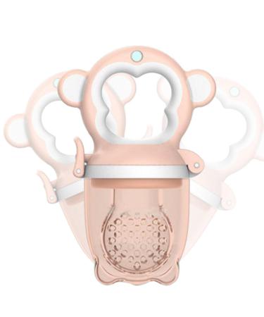 Abbto fruit bite rings for babies - food grade silicone baby mesh feeder food Schnuller Feeder - Feeder and bite ring for learning the self -feeding of infants
