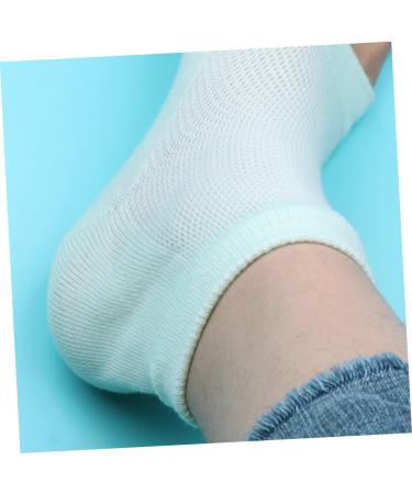 minkissy 2 Pairs Breathable Socks Silicone Gel Mens Gel Foot Socks Silicone Foot Soft Socks Moisturizing Gel Socks Heel Anti-Crack Socks Socks Ripstop Socks High Heel Absorb Sweat - Buy Online on SooperMarket.com