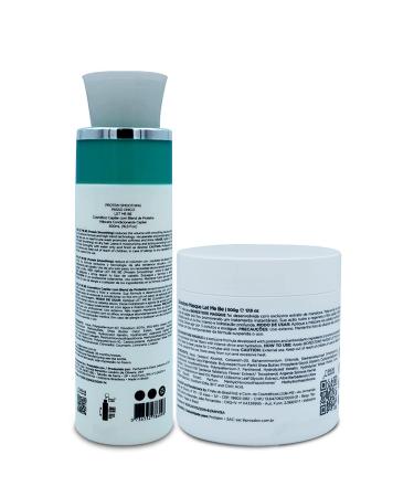 Let Me Be Smoothing System Mask Protein Biorestore Masque Hair Care 2x500ml - 2x16.9 fl.oz - Buy Online on SooperMarket.com