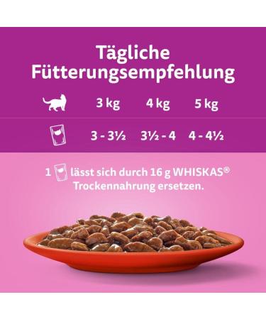 Whiskas 1+ Classic Selection in Sauce - 84x85g High-Quality Wet Food for Adult Cats - Large Pack - Buy Online on SooperMarket.com