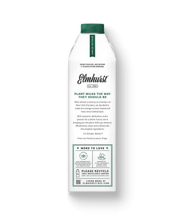 Elmhurst 1925 Unsweetened Almond Milk - 32oz 6-Pack - Buy Online on SooperMarket.com