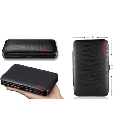 Manicure Set Nail Set Nail Clipper Kit Professional - Stainless Steel Pedicure Set Nail Grooming Kit of 15pcs with Case for Travel (Black/Red) - Buy Online on SooperMarket.com