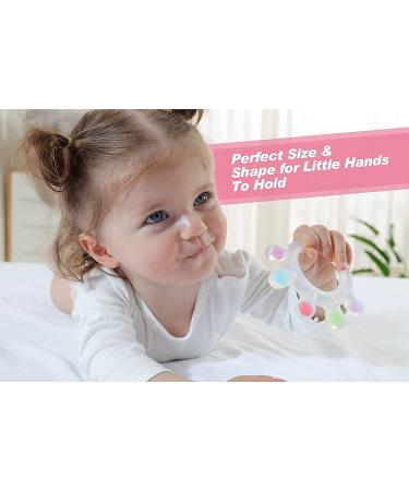 Haakaa Large Palm Trees Baby Biting Toys - Silicone Bite Rings for 0-12 Months - BPA Free Teething Toys - Buy Online on SooperMarket.com