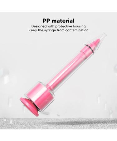 Portable 3.5mm Pink Syringe Ear Impression Injector for Hearing Devices - Refillable & Safe - Buy Online on SooperMarket.com