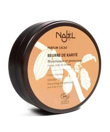 100% Natural Organic Shea Butter Cocoa for Face Body & Hair - 100g | International Shipping Available - Buy Online on SooperMarket.com