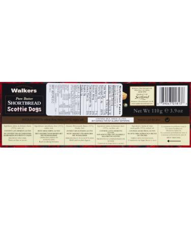 Scottie Dog Shortbread Cookies - 3.9 oz - Set of 2 | Delicious Walkers Shortbread - Buy Online on SooperMarket.com