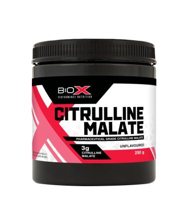 BioX Citrulline Malate Powder | L-Citrulline Nitric Oxide Supplement for Blood Flow Muscle Pumps Muscle Building Endurance | 3g Citrulline Malate per Serving | Unflavoured 85 Servings 250G