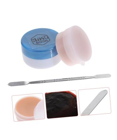 Mikinona Halloween Scar Cream Makeup Set - Special Effects Skin Wax Modeling Putty & Spatula for Halloween Makeup - Buy Online on SooperMarket.com