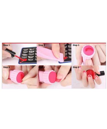 Chengyida Pro Nail Art Stamper Set - DIY Nail Polish Stamping Tool with Picture Plates - Perfect for Manicure - Buy Online on SooperMarket.com