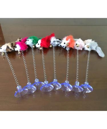 BestMall Cat Ball Feather Wand Toys With Strong Suction Cups Window Kitten Cute for Interactive Kitten Funny Teaser Wand Indoor Kitty Stick Toy Pet Activity Chaser Toy for Playing Training Exercise #5 - Buy Online on SooperMarket.com