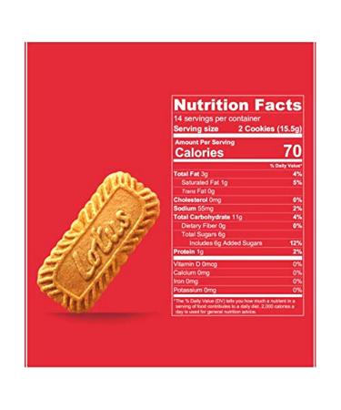 Biscoff Cookie Two-packs | 14 Fresh Packs, 7.65oz - Pack of 2 | Delicious European Speculoos Cookies | Perfect Snack Size - Buy Online on SooperMarket.com