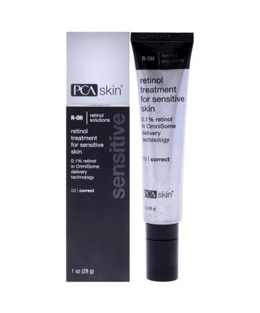 PCA SKIN Retinol Treatment for Sensitive Skin - Anti Aging Face Serum to Gently Reduce Redness & Minimize Fine Lines & Wrinkles - Contains Vitamin A & Hydrating Niacinamide (1 oz)