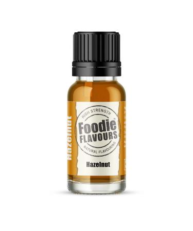 Hazelnut Natural Flavouring 15ml - Foodie Flavours Hazelnut 15 ml (Pack of 1)