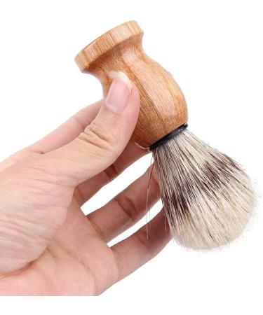Black Badger Hair Men's Shaving Brush Barber Salon Facial Beard Cleaning Comfortable and Environmentally Attractive Design - Buy Online on SooperMarket.com